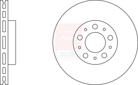 Apec Blue SDK6182 Brake Disc - 1