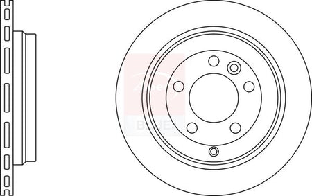 Apec Blue SDK6183 Brake Disc - 1