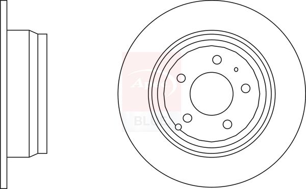 Apec Blue SDK6189 Brake Disc - 1