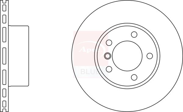 Apec Blue SDK6190 Brake Disc - 1