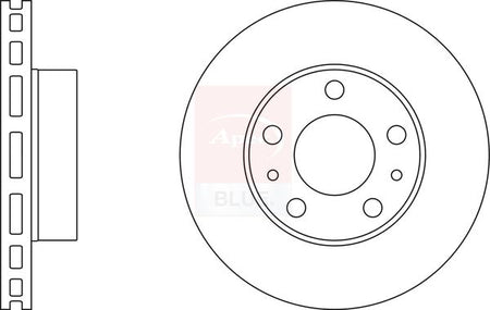 Apec Blue SDK6192 Brake Disc - 1