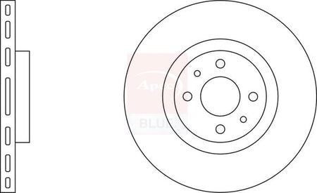 Apec Blue SDK6195 Brake Disc - 1