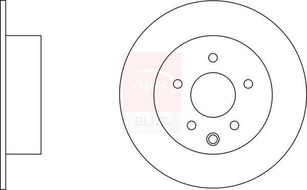 Apec Blue SDK6206 Brake Disc - 1