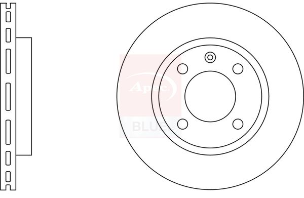 Apec Blue SDK6207 Brake Disc - 1