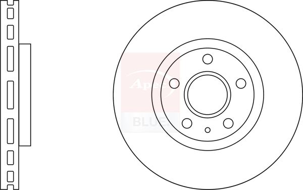 Apec Blue SDK6210 Brake Disc - 1