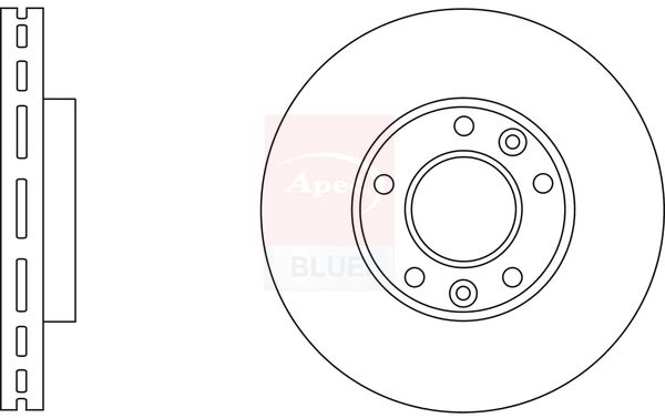Apec Blue SDK6211 Brake Disc - 1