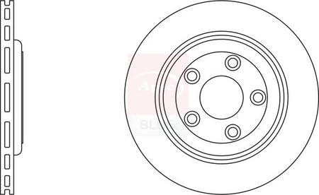 Apec Blue SDK6214 Brake Disc - 1