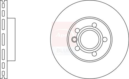 Apec Blue SDK6217 Brake Disc - 1