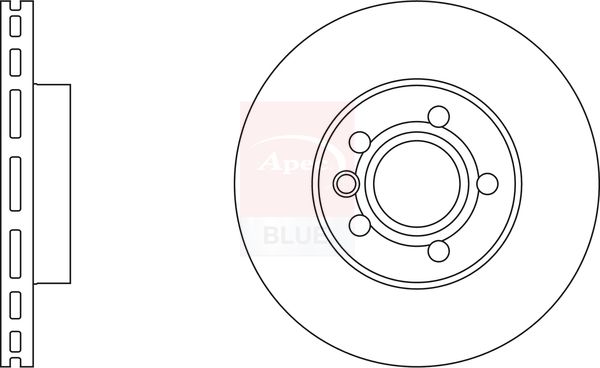 Apec Blue SDK6217 Brake Disc - 1