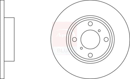 Apec Blue SDK6221 Brake Disc - 1