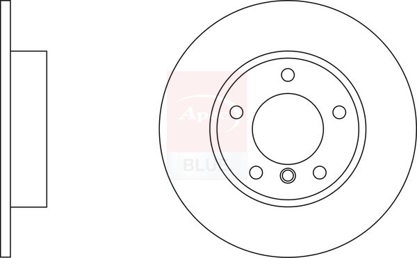 Apec Blue SDK6225 Brake Disc - 1