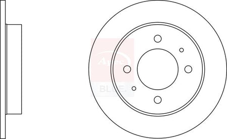 Apec Blue SDK6226 Brake Disc - 1