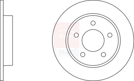 Apec Blue SDK6229 Brake Disc - 1