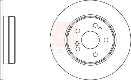 Apec Blue SDK6231 Brake Disc - 1