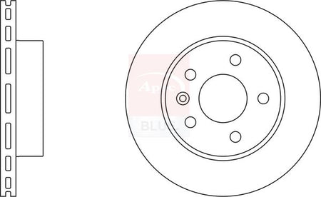 Apec Blue SDK6232 Brake Disc - 1