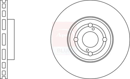 Apec Blue SDK6241 Brake Disc - 1