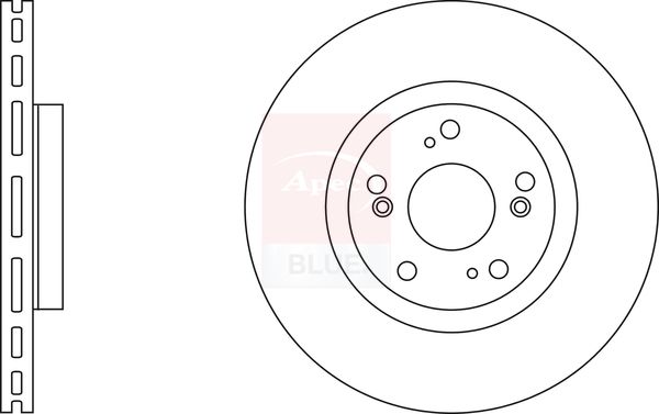 Apec Blue SDK6242 Brake Disc - 2