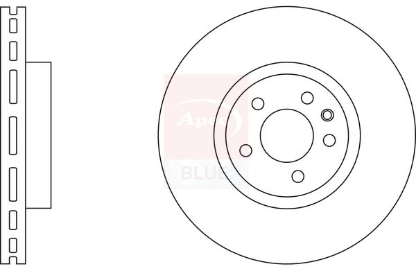 Apec Blue SDK6246 Brake Disc - 1