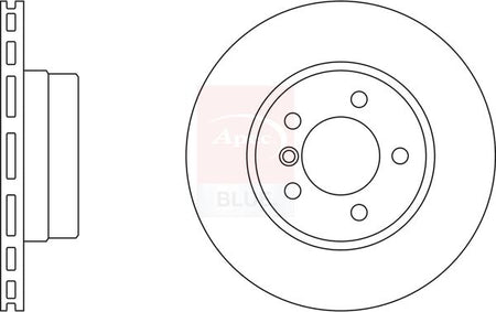 Apec Blue SDK6260 Brake Disc - 1