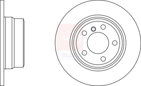 Apec Blue SDK6264 Brake Disc - 1