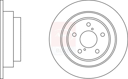 Apec Blue SDK6266 Brake Disc - 1