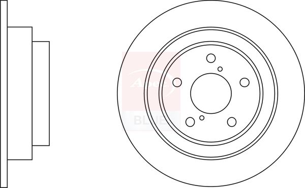 Apec Blue SDK6266 Brake Disc - 1