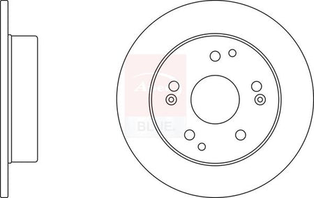 Apec Blue SDK6278 Brake Disc - 1