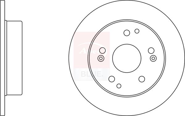Apec Blue SDK6278 Brake Disc - 2