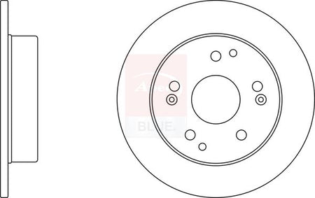 Apec Blue SDK6278 Brake Disc - 2