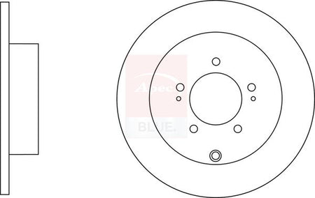 Apec Blue SDK6293 Brake Disc - 1