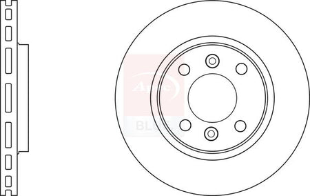 Apec Blue SDK6302 Brake Disc - 1