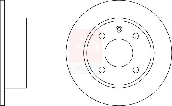 Apec Blue SDK6310 Brake Disc - 1