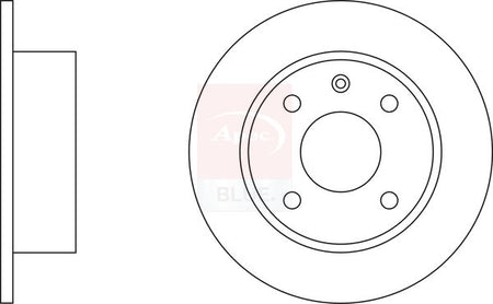 Apec Blue SDK6310 Brake Disc - 1