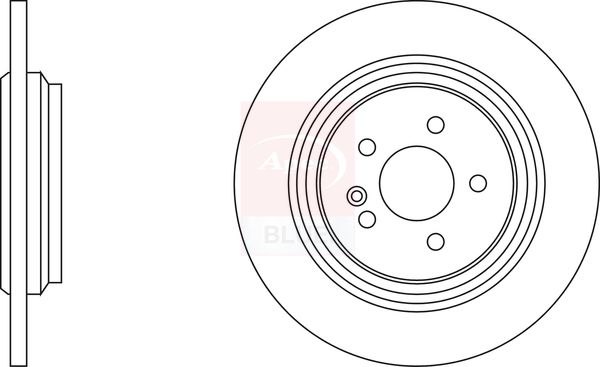 Apec Blue SDK6318 Brake Disc - 1