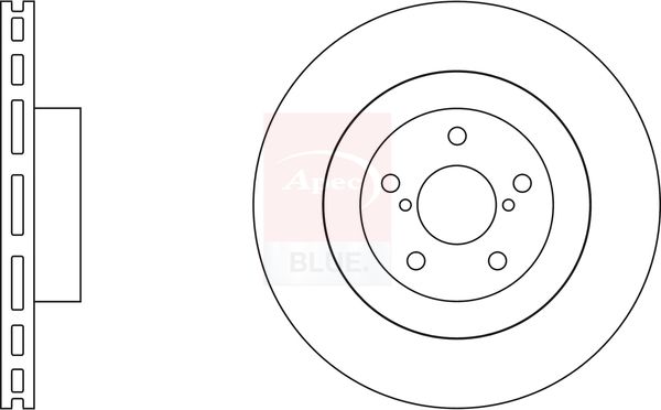 Apec Blue SDK6332 Brake Disc - 1