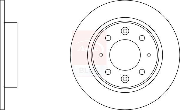 Apec Blue SDK6336 Brake Disc - 1