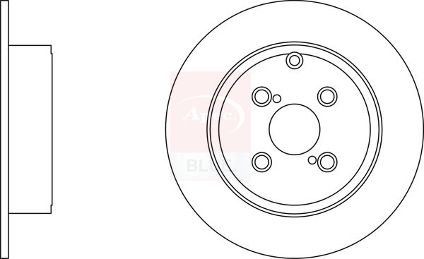 Apec Blue SDK6357 Brake Disc - 1