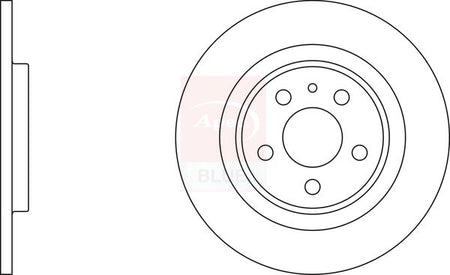 Apec Blue SDK6363 Brake Disc - 1