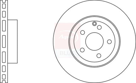 Apec Blue SDK6368 Brake Disc - 1