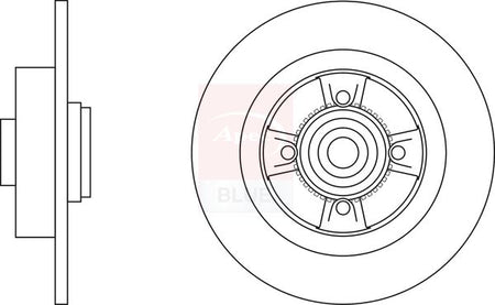 Apec Blue SDK6374 Brake Disc - 1