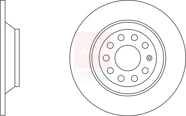 Apec Blue SDK6403 Brake Disc - 1