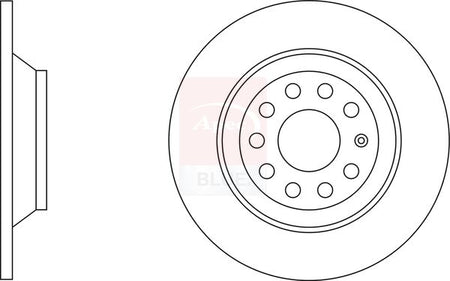 Apec Blue SDK6403 Brake Disc - 1