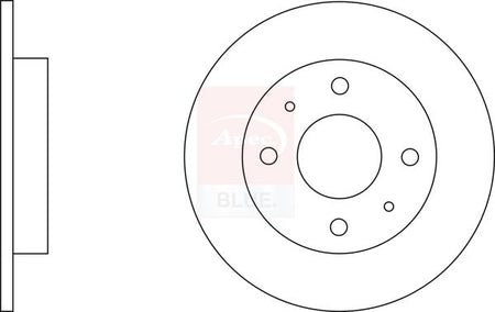 Apec Blue SDK6405 Brake Disc - 1