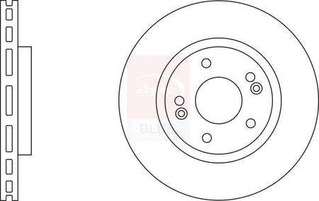 Apec Blue SDK6413 Brake Disc - 1