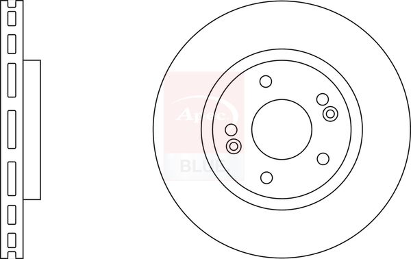 Apec Blue SDK6413 Brake Disc - 1