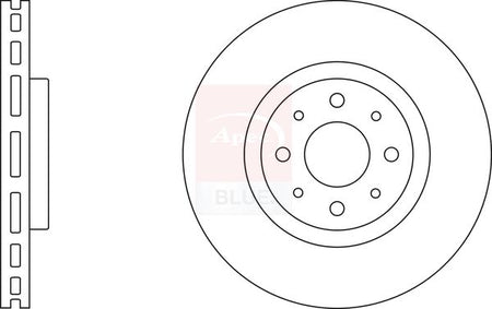 Apec Blue SDK6421 Brake Disc - 1