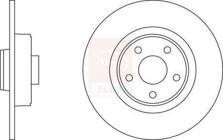 Apec Blue SDK6422 Brake Disc - 1
