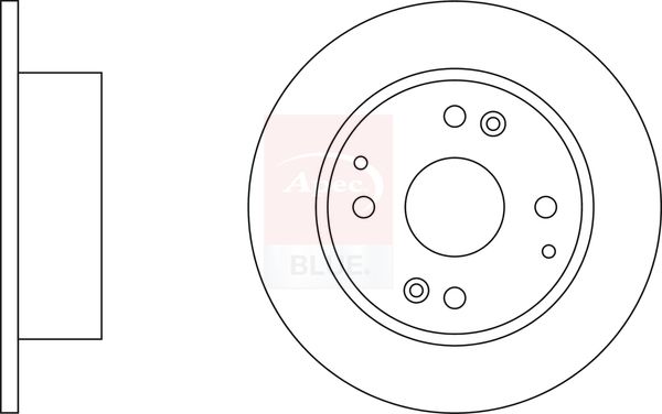 Apec Blue SDK6426 Brake Disc - 1