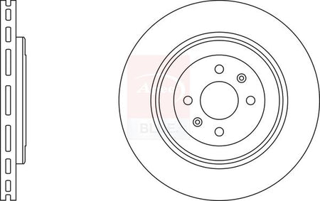 Apec Blue SDK6429 Brake Disc - 1