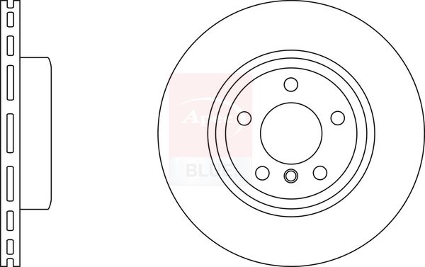 Apec Blue SDK6434 Brake Disc - 1